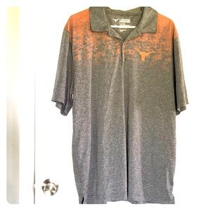 Texas Longhorns Gray and Orange Polo